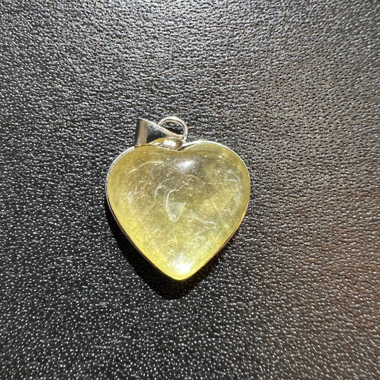 Golden mica pendant