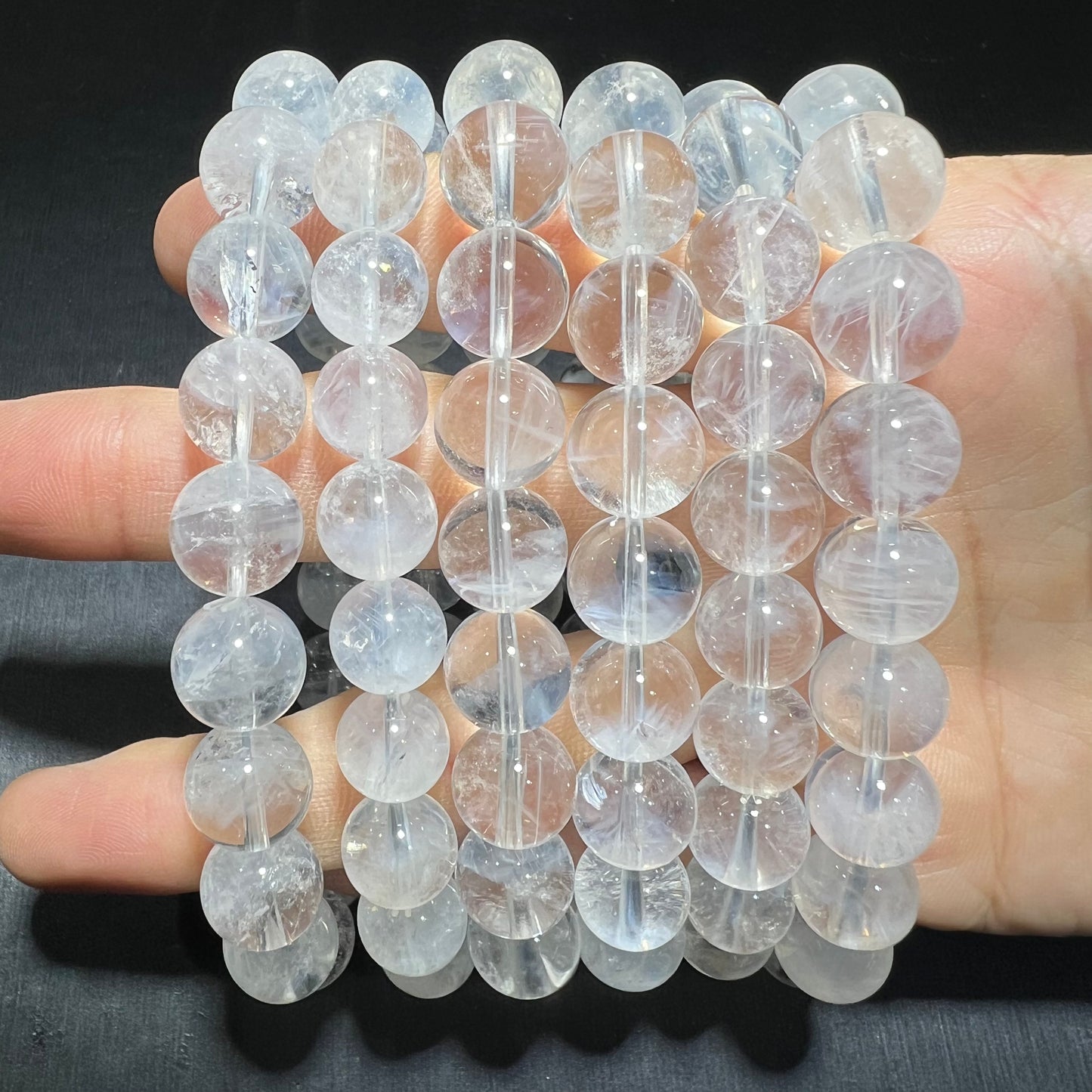 Blue needle bracelet