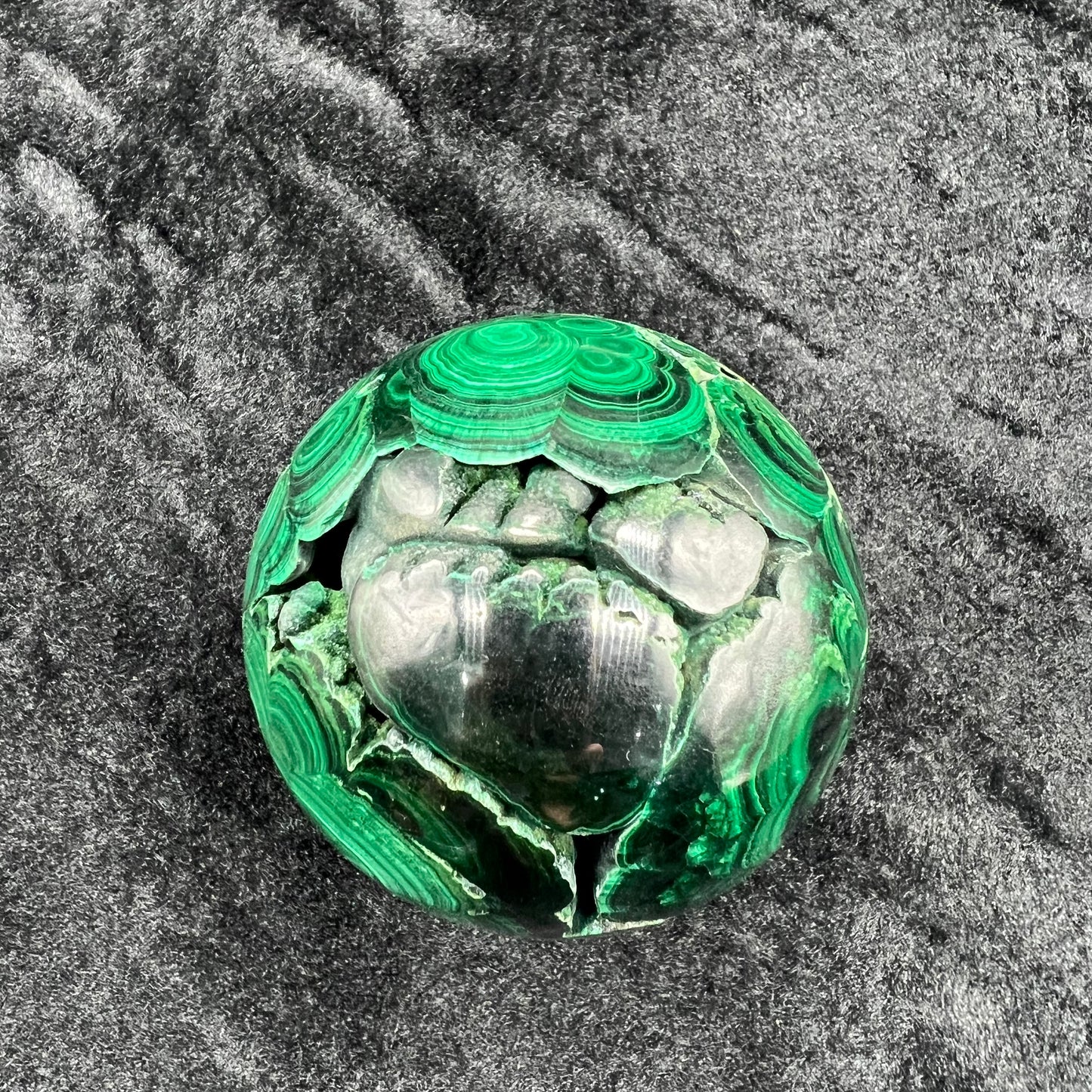 Malachite sphere