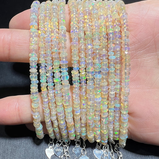 Opal bracelet silver 925