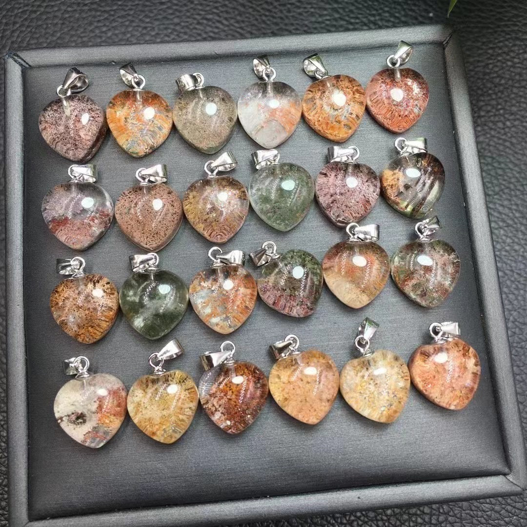 Garden quartz pendant silver 925