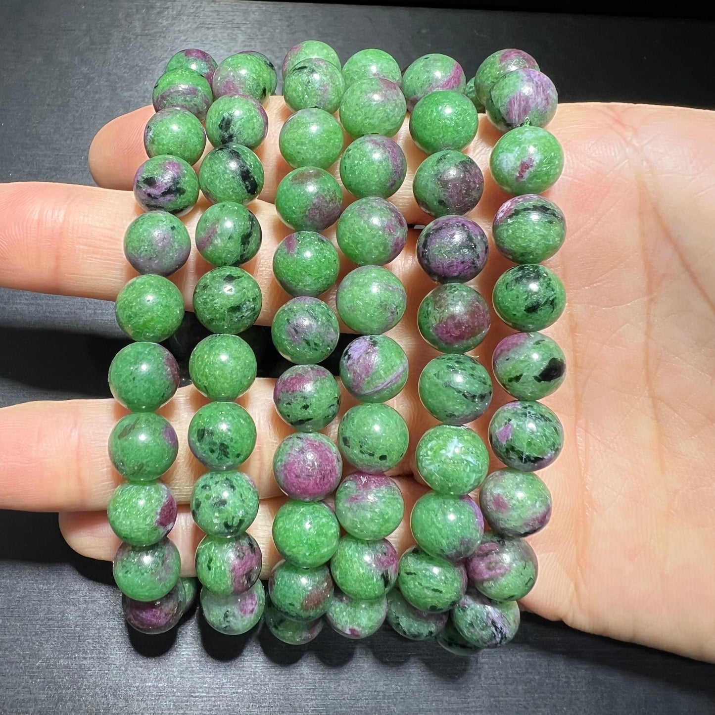 Ruby in zoisite bracelet