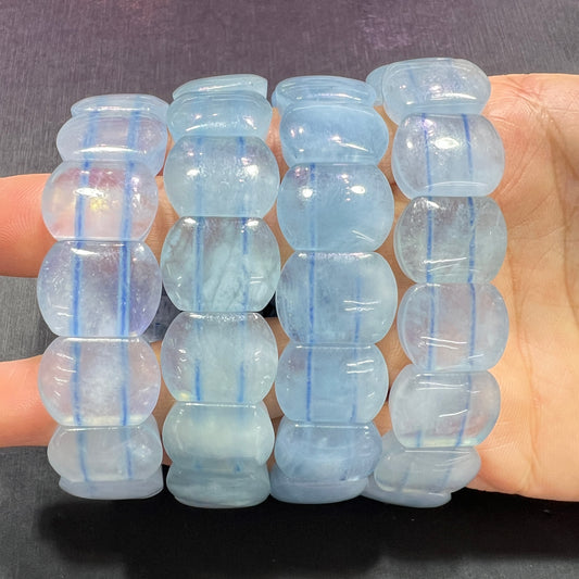 Aquamarine bangle