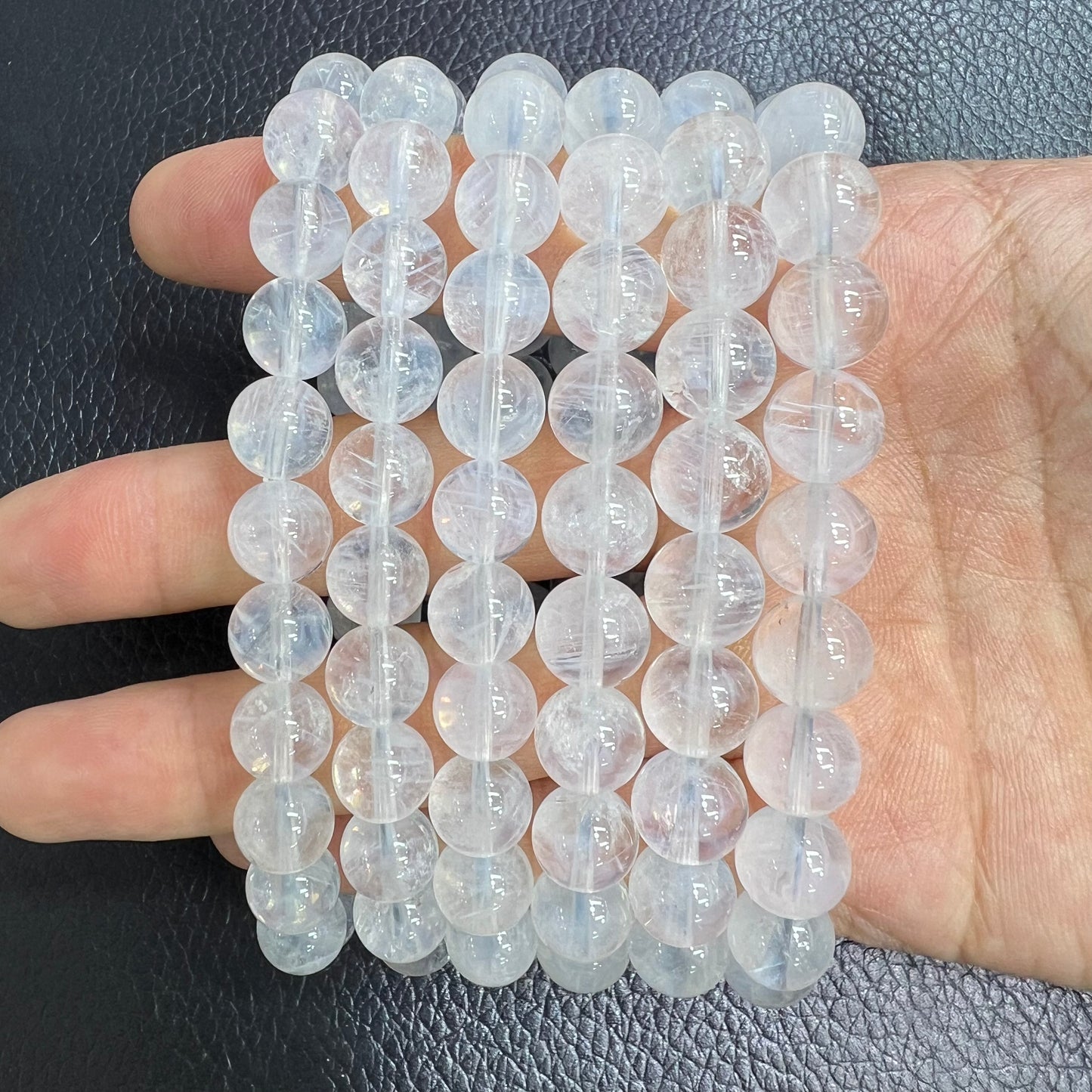 Blue needle bracelet