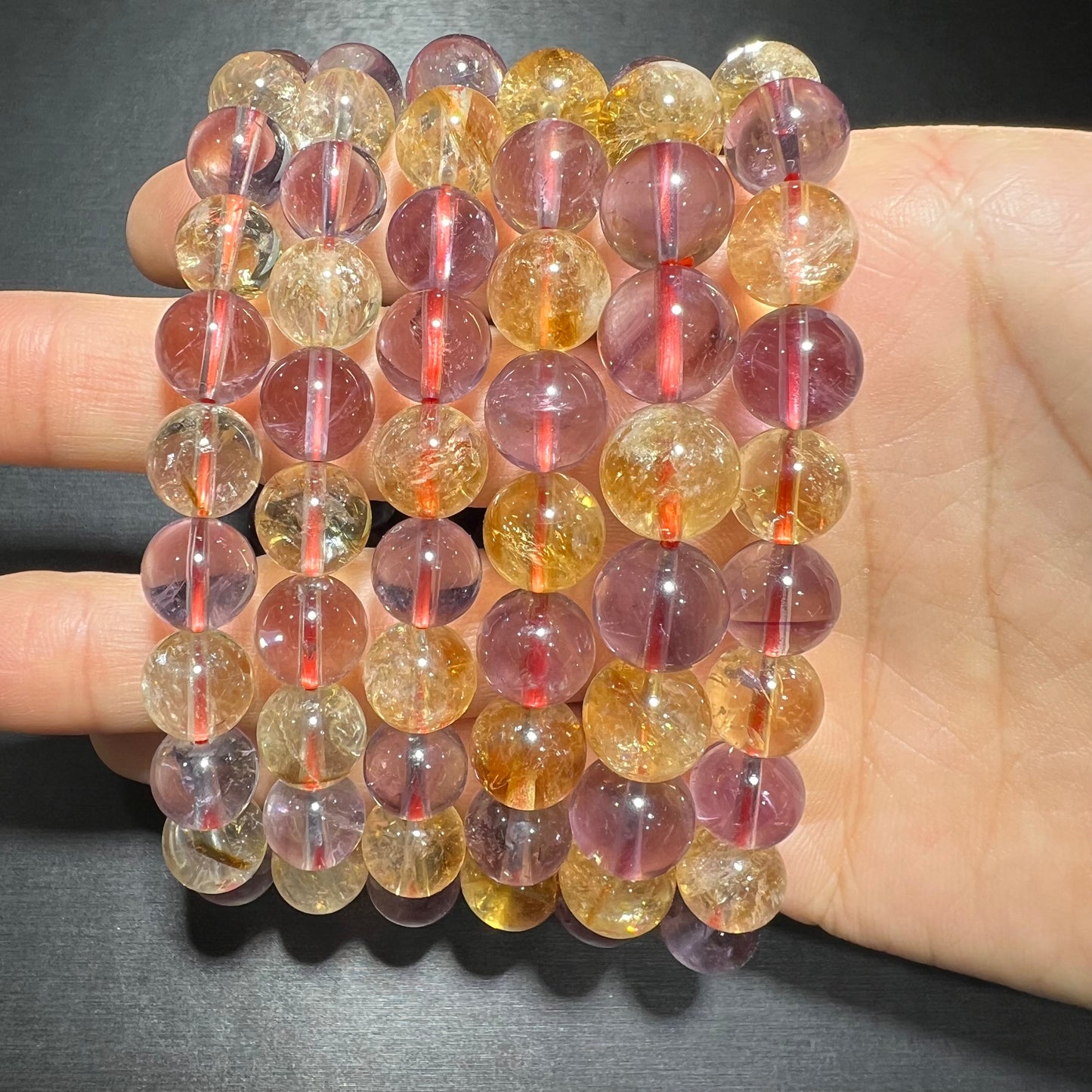 Amethyst & citrine bracelet