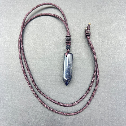 Crystal point necklace