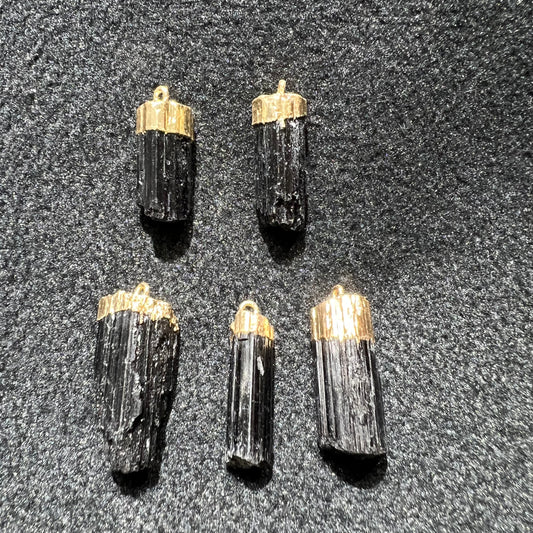 Black tourmaline pendant
