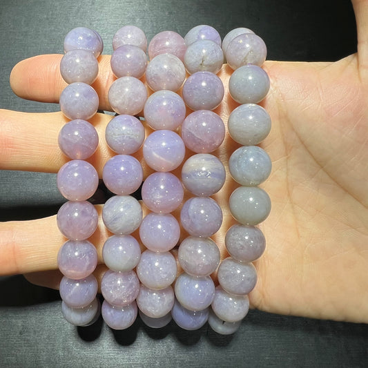 Start light blue rose quartz