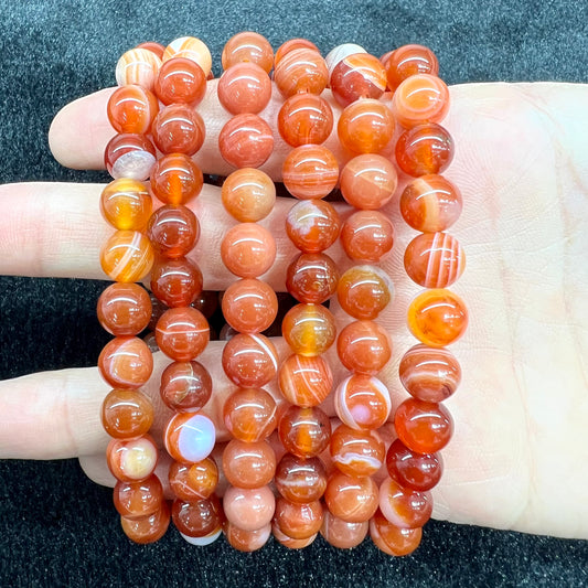 Red agate bracelet