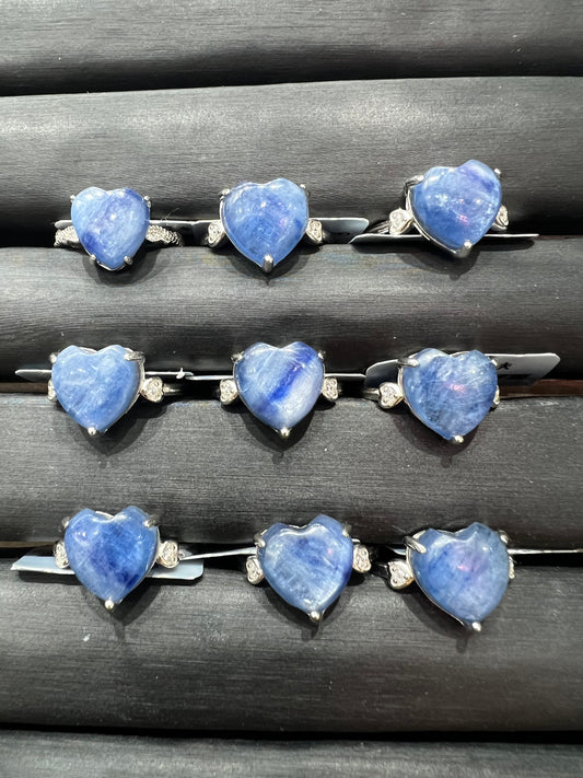 Kayanite ring silver