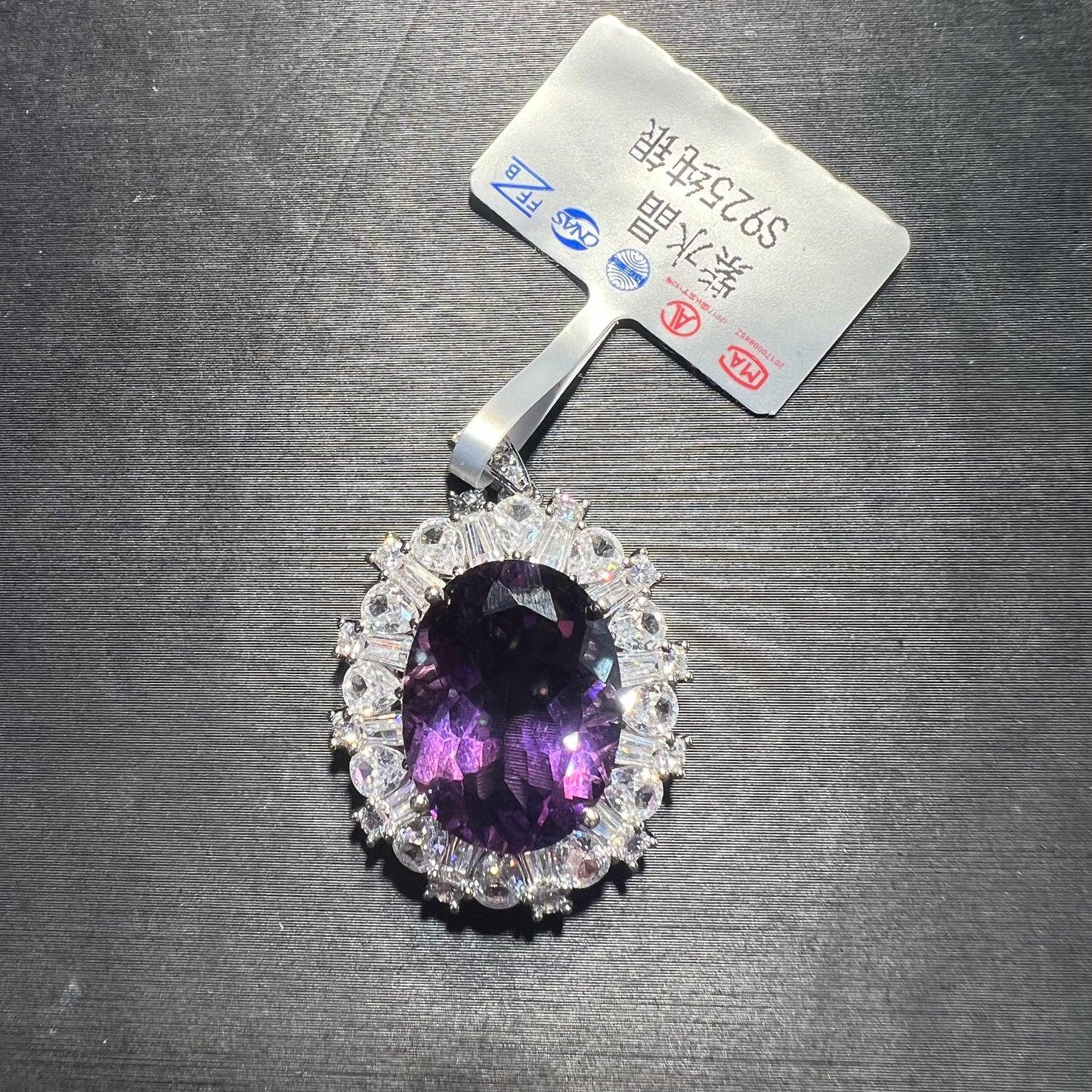 Amethyst pendant silver 925