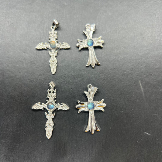 Labradorite pendant copper