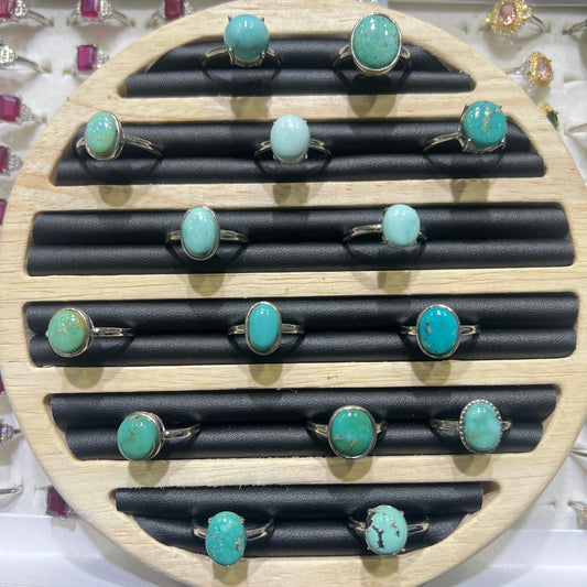 Turquoise ring silver 925