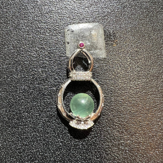 Prehnite pendant