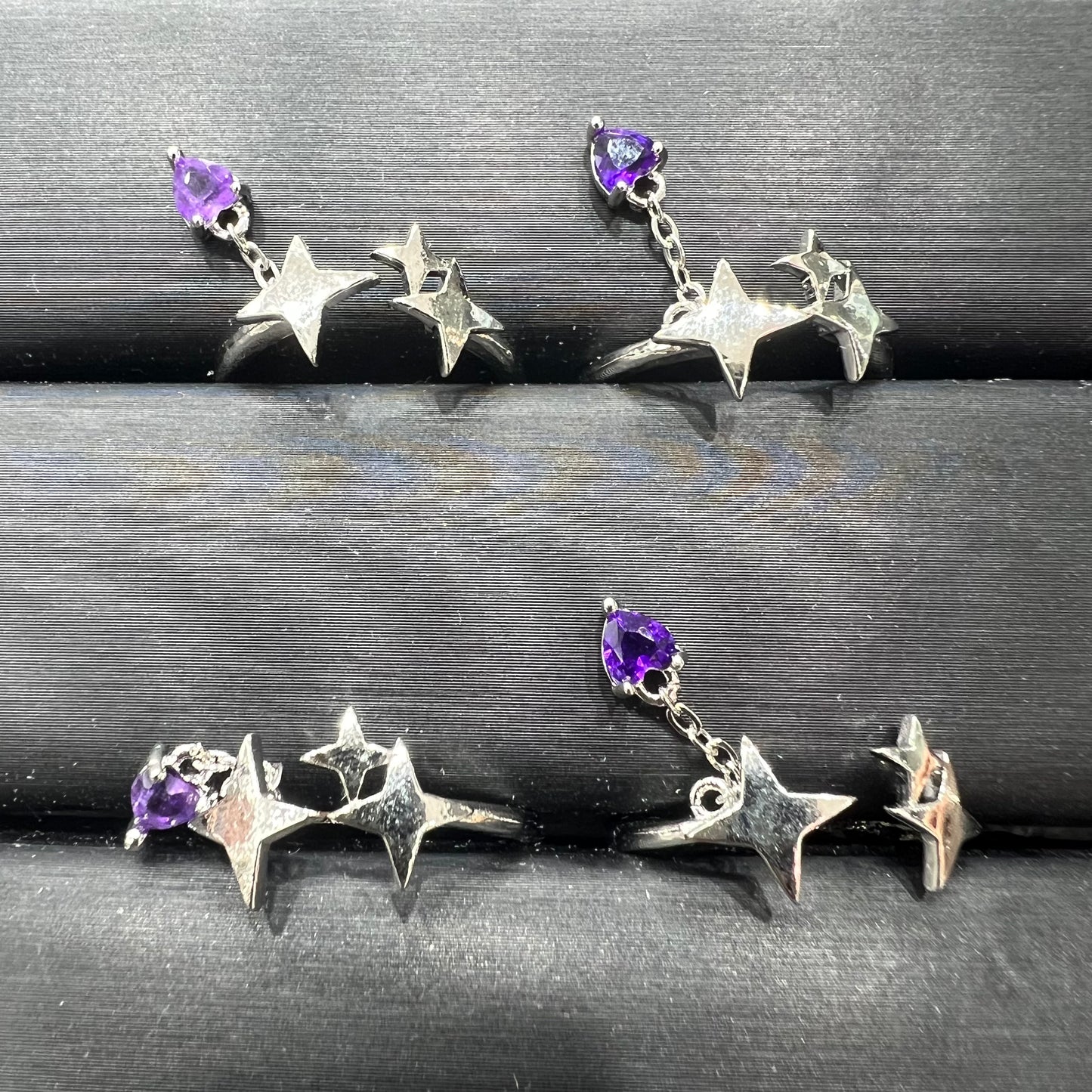 Amethyst ring copper