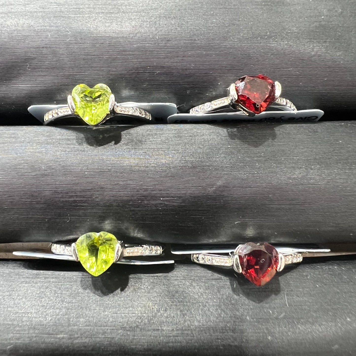 Peridot ring silver 925