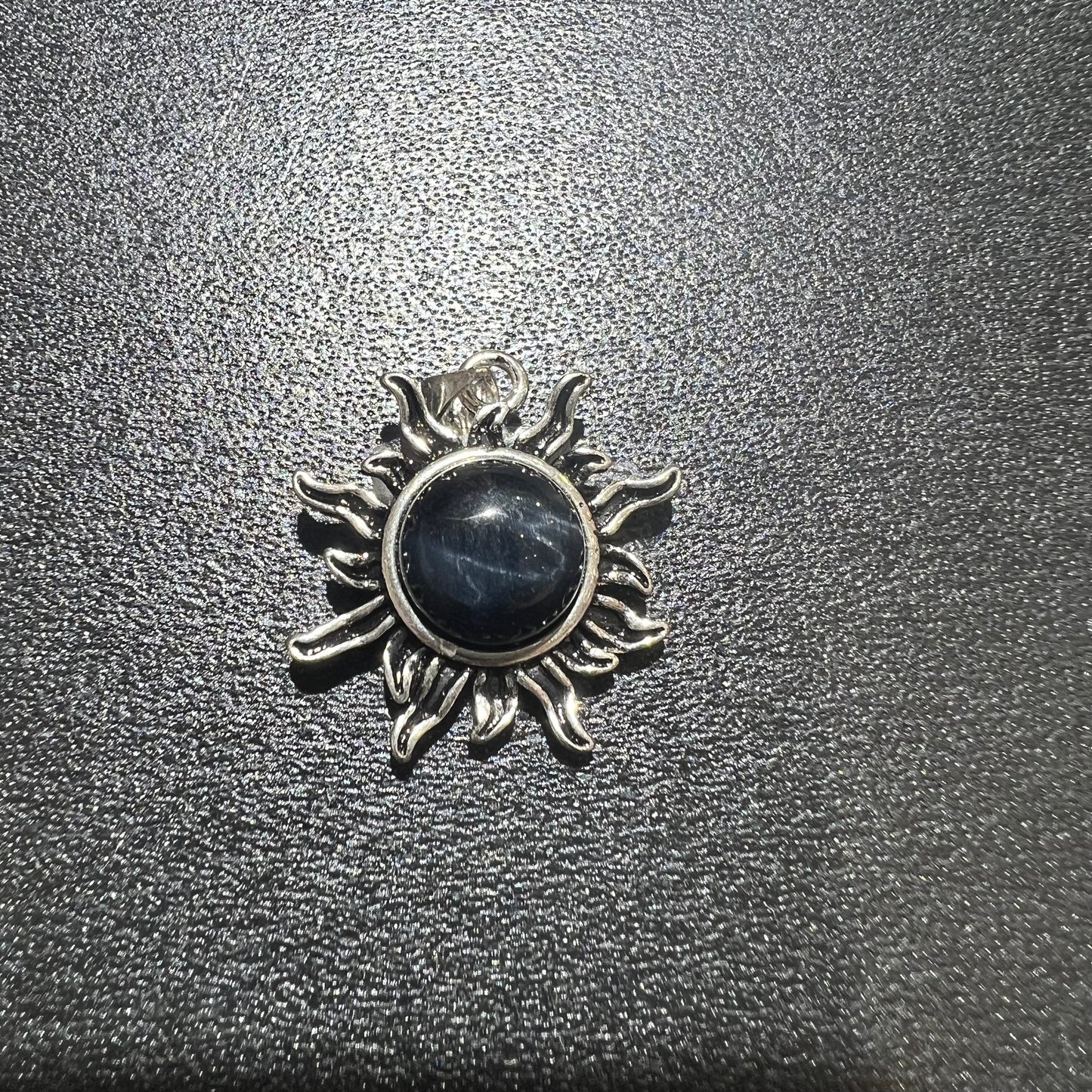 Blue tiger eye pendant