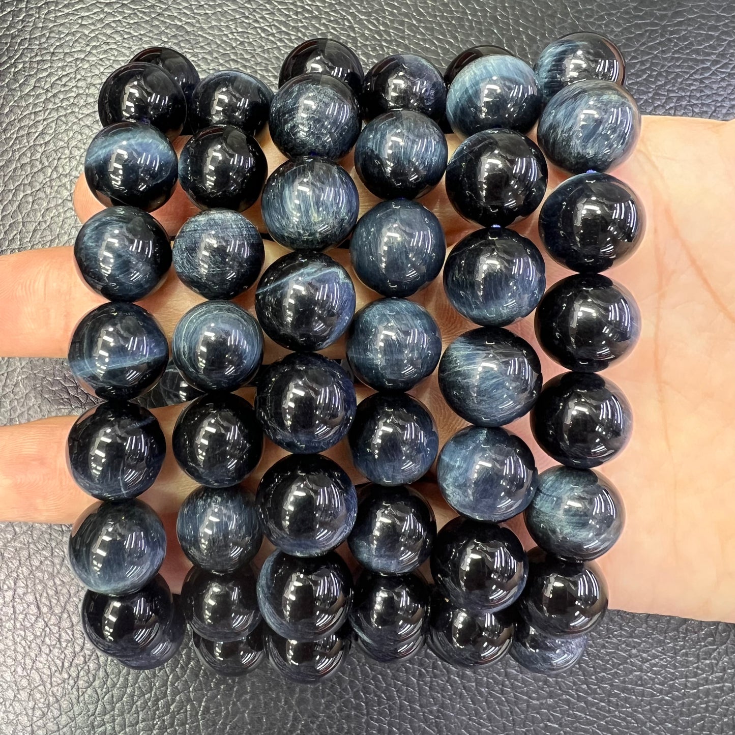 Blue tiger eye bracelet