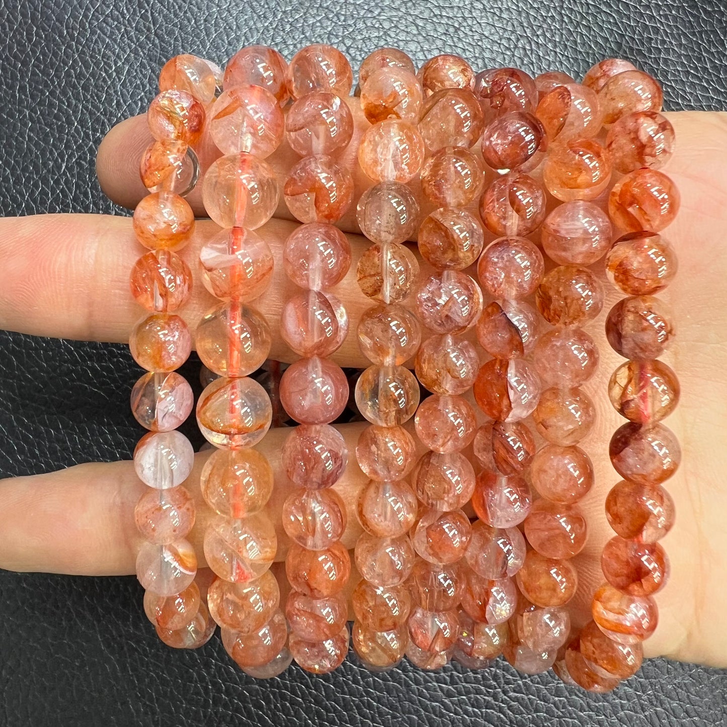 Fire quartz bracelet