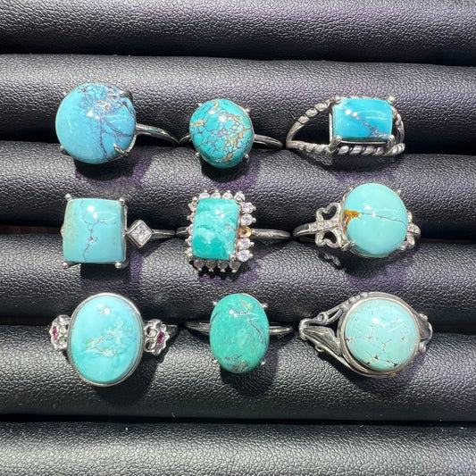 Turquoise silver ring