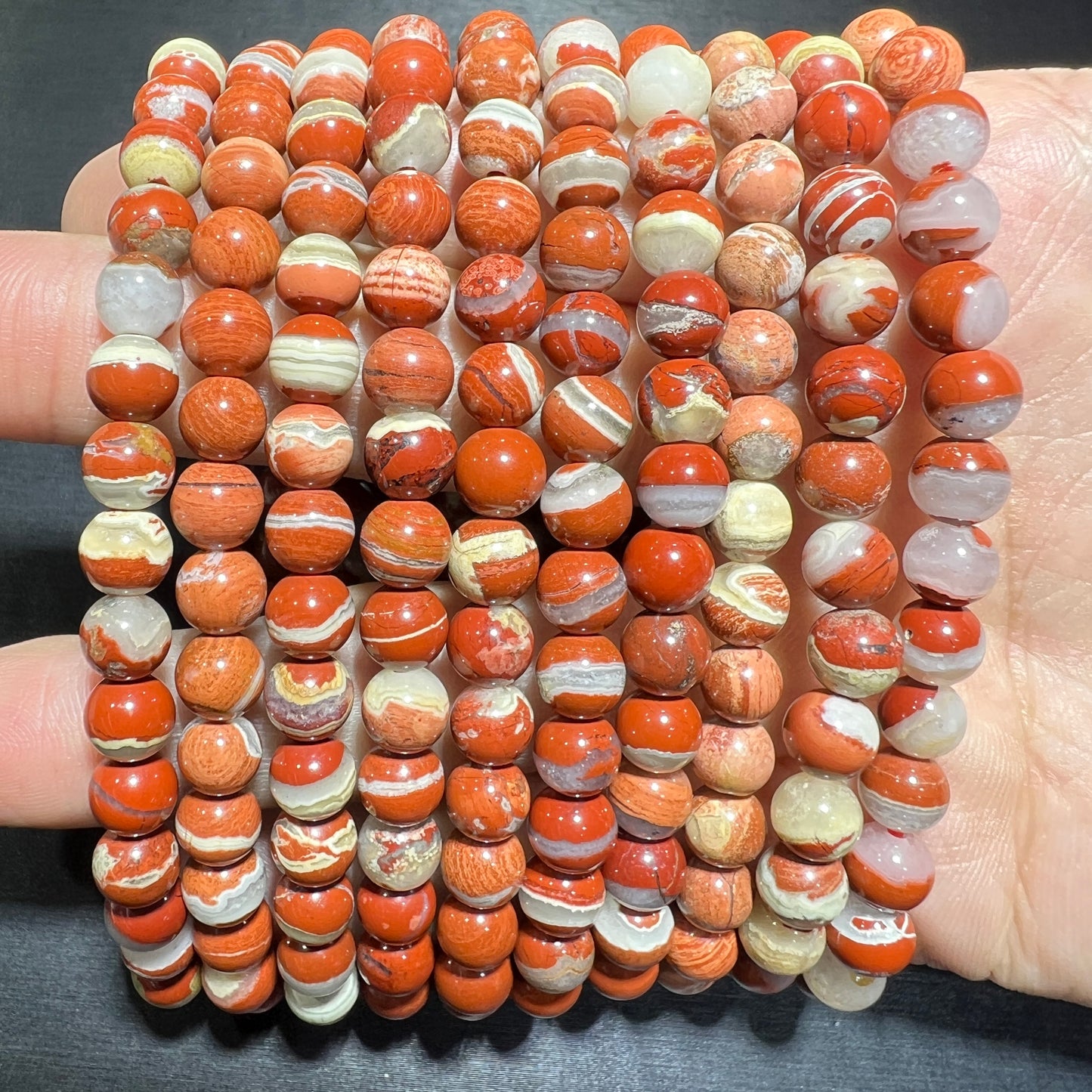 Red jasper bracelet