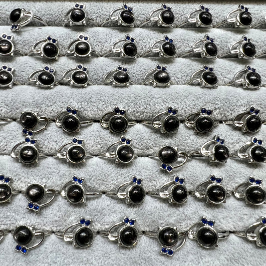 Hypersthene ring copper