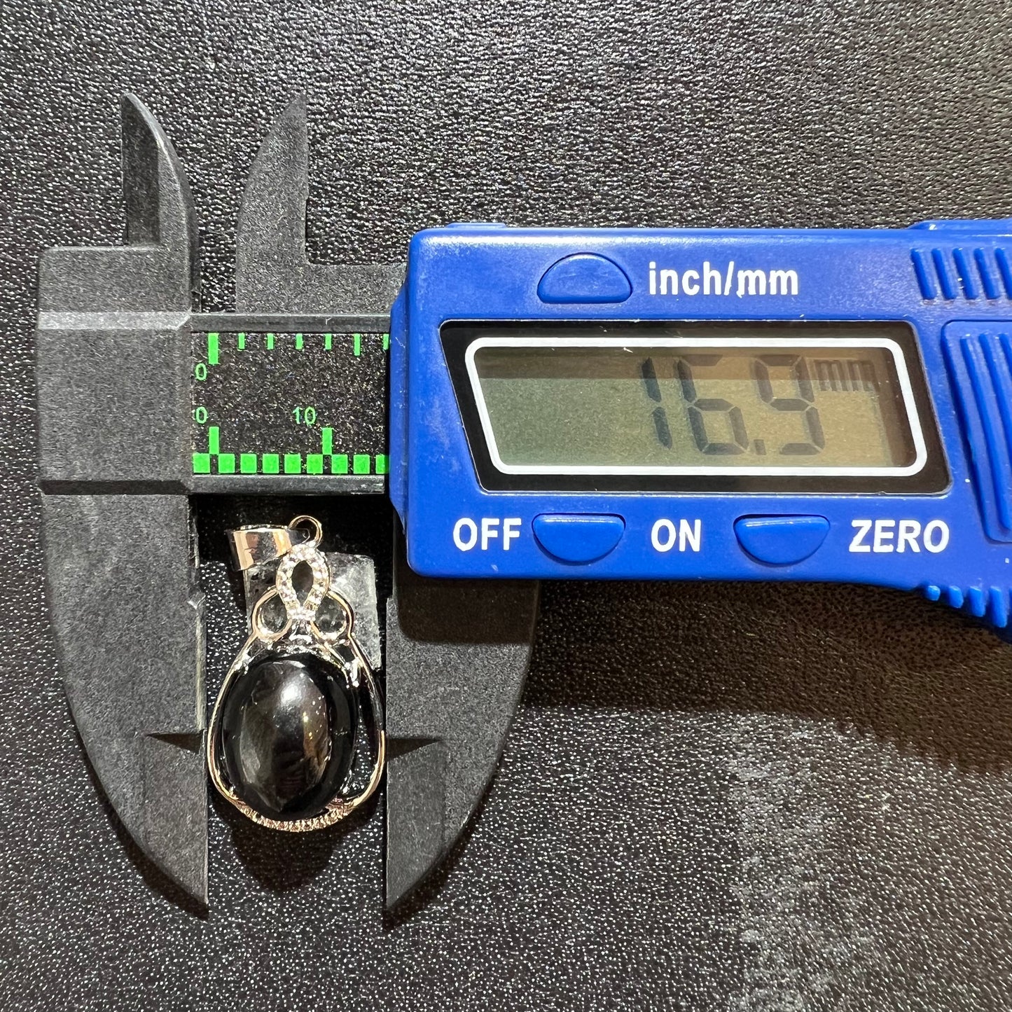 Black tourmaline pendant