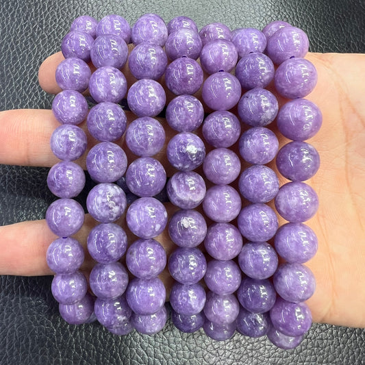 Purple mica bracelet