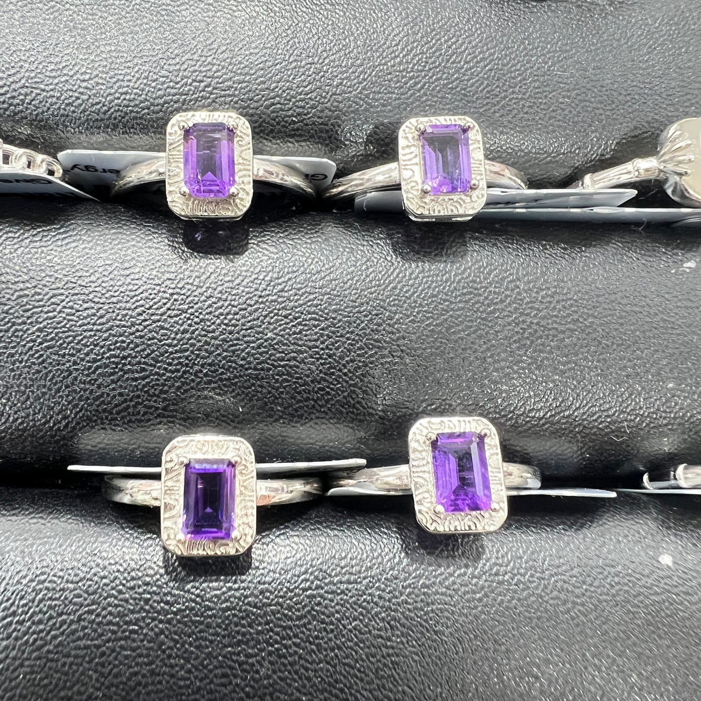 Amethyst ring silver 925