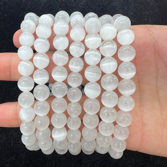 Selenite bracelet