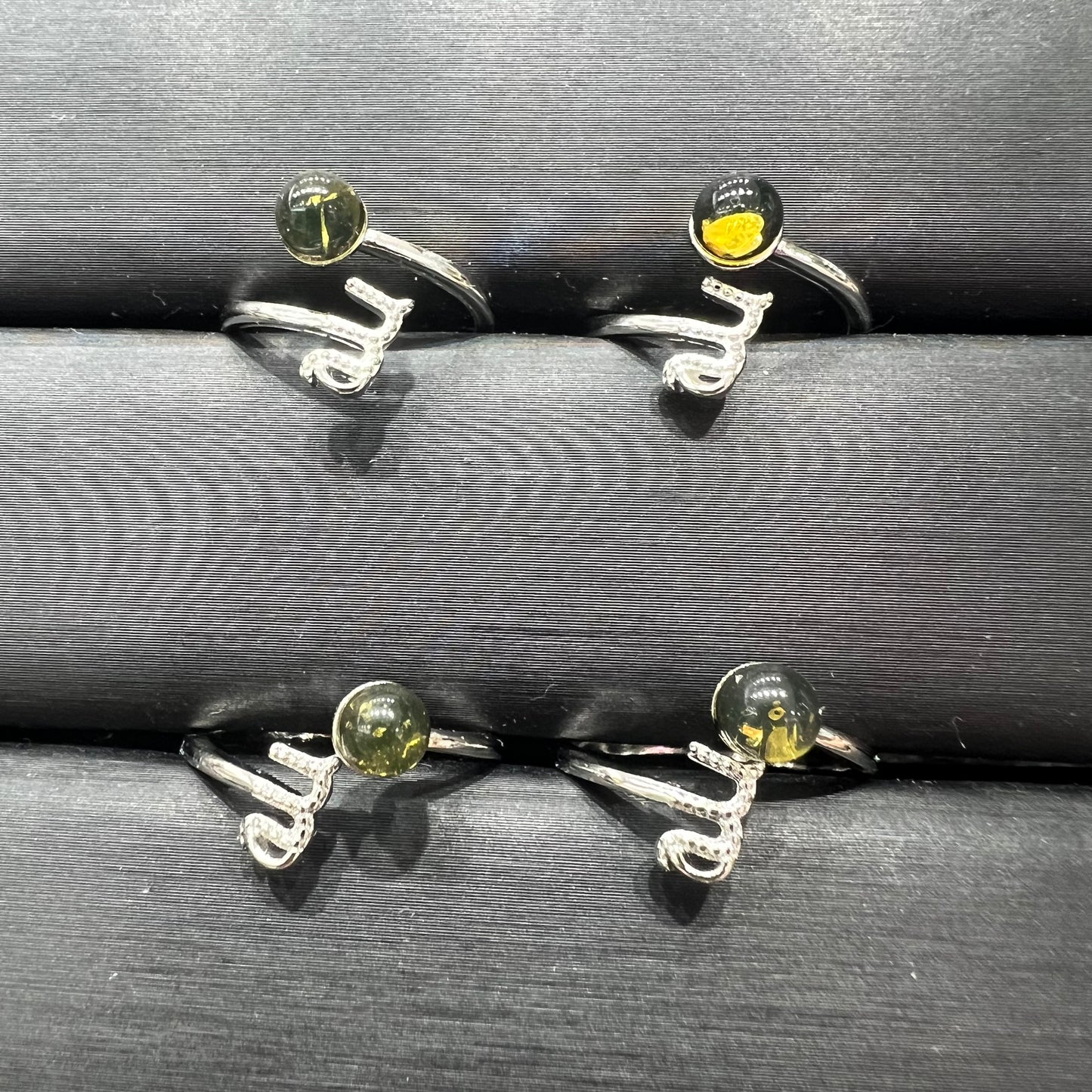 Blue opal ring copper