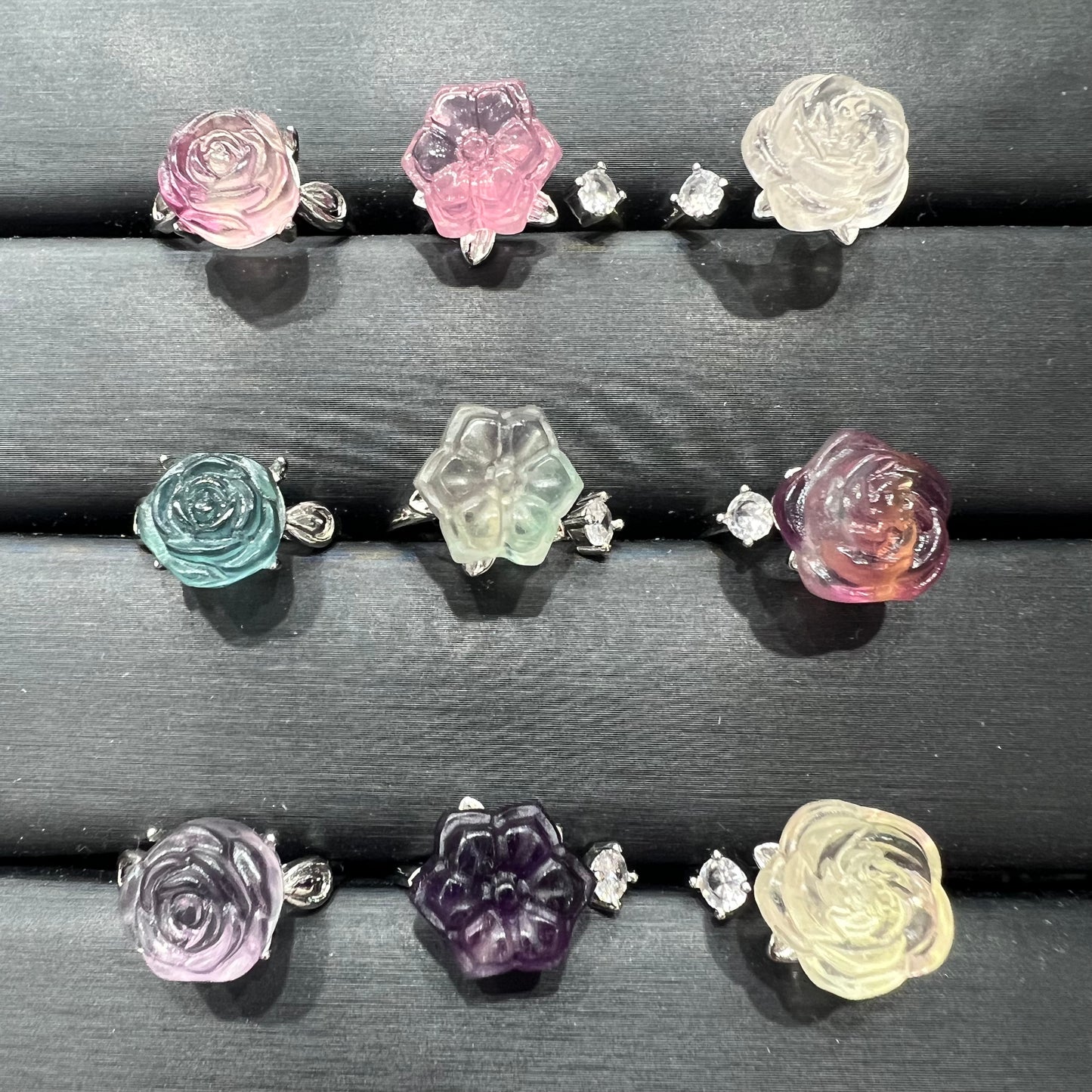 Fluorite ring copper