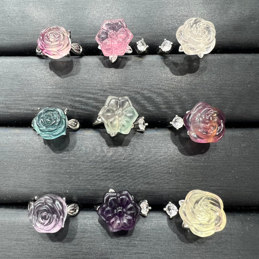 Fluorite ring copper