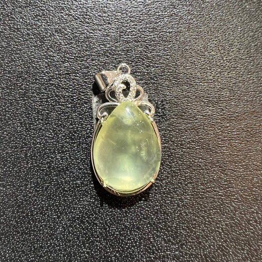 Prehnite pendant