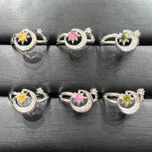 Tourmaline ring copper