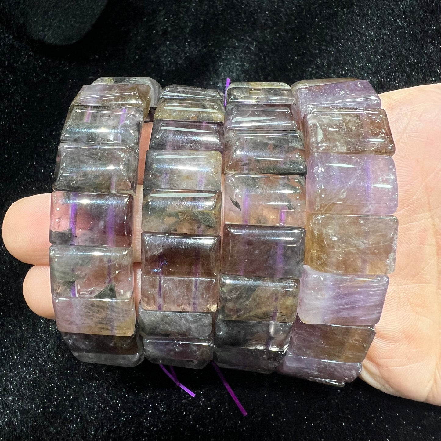 Black aura 23 bangle bracelet