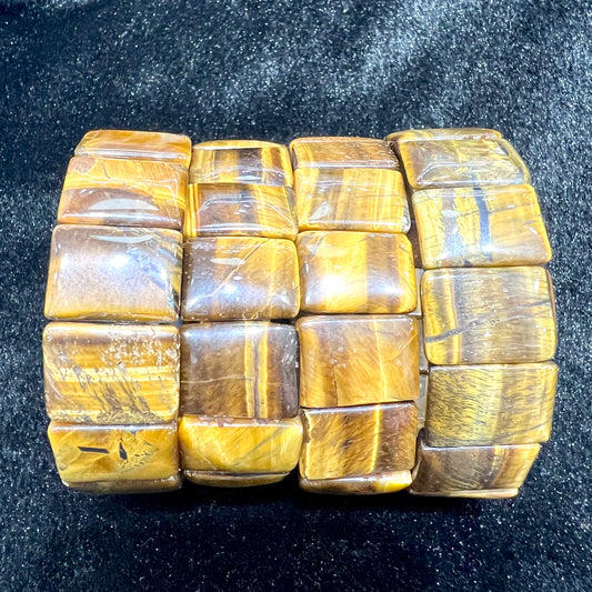 Tiger eye bangle bracelet