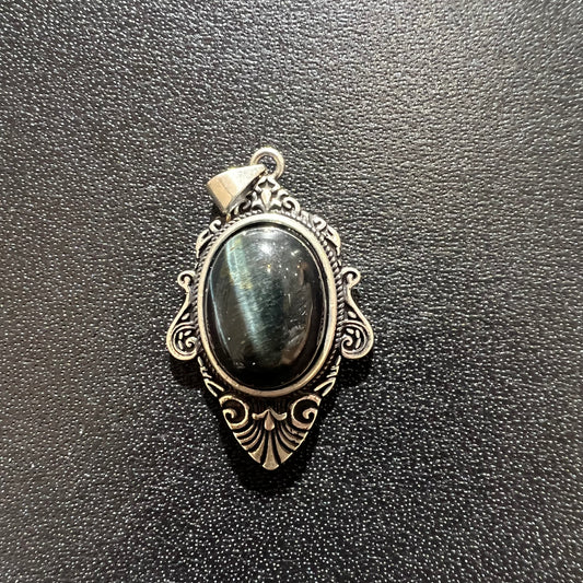 Blue tiger pendant