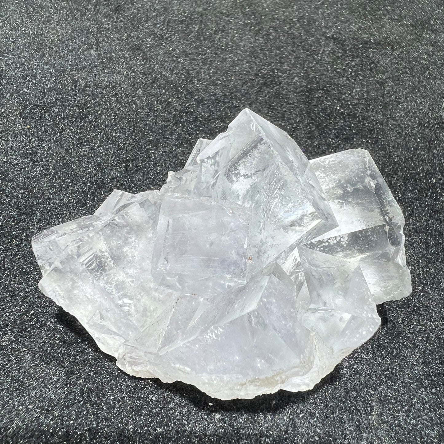 White fluorite specimen