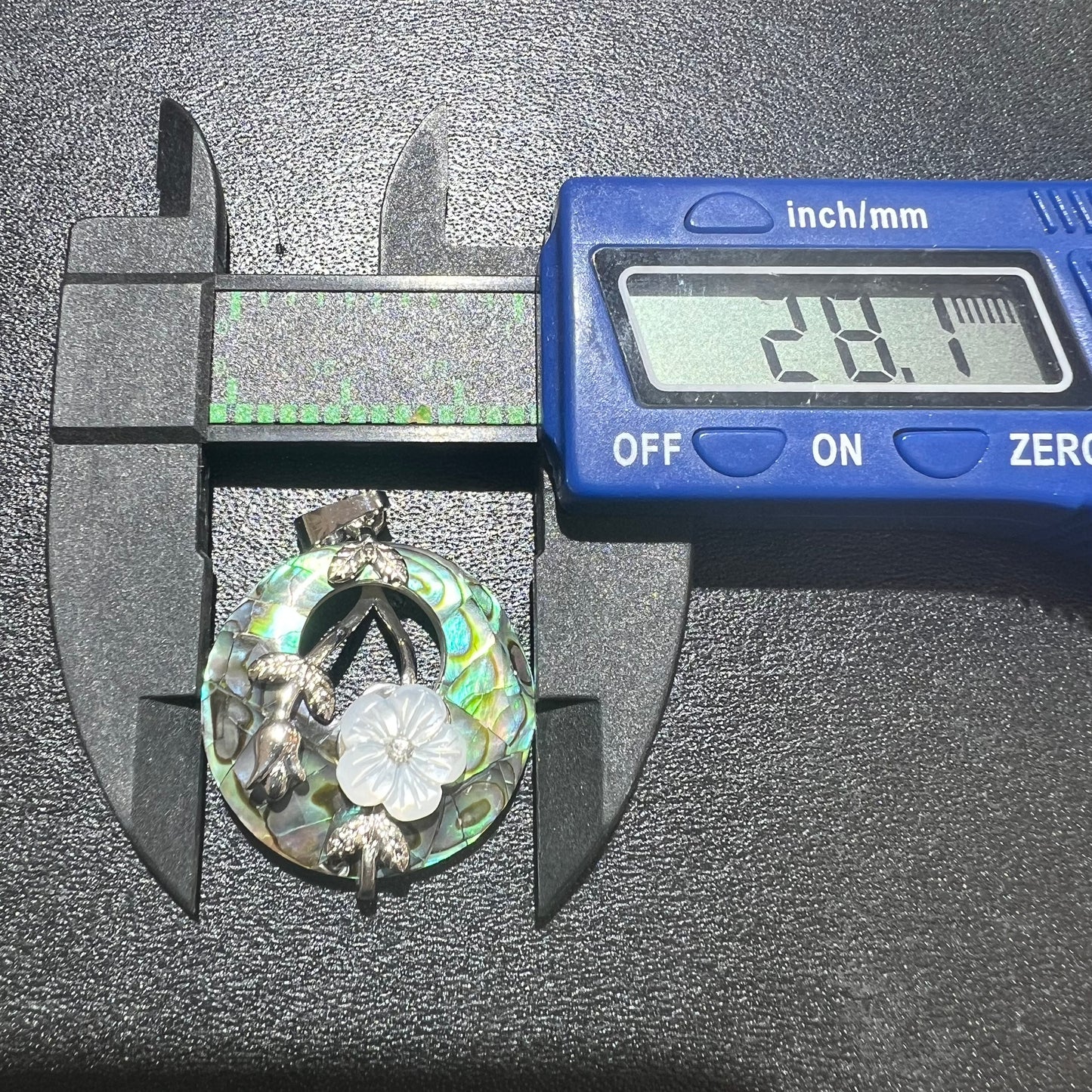 abalone shell pendant