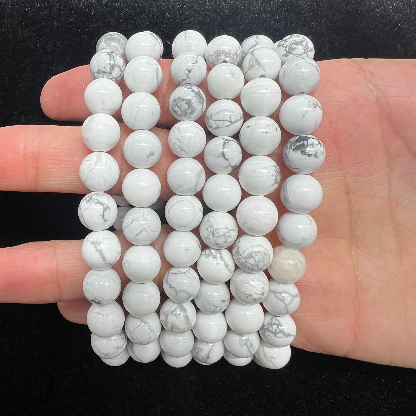 Howlite bracelet