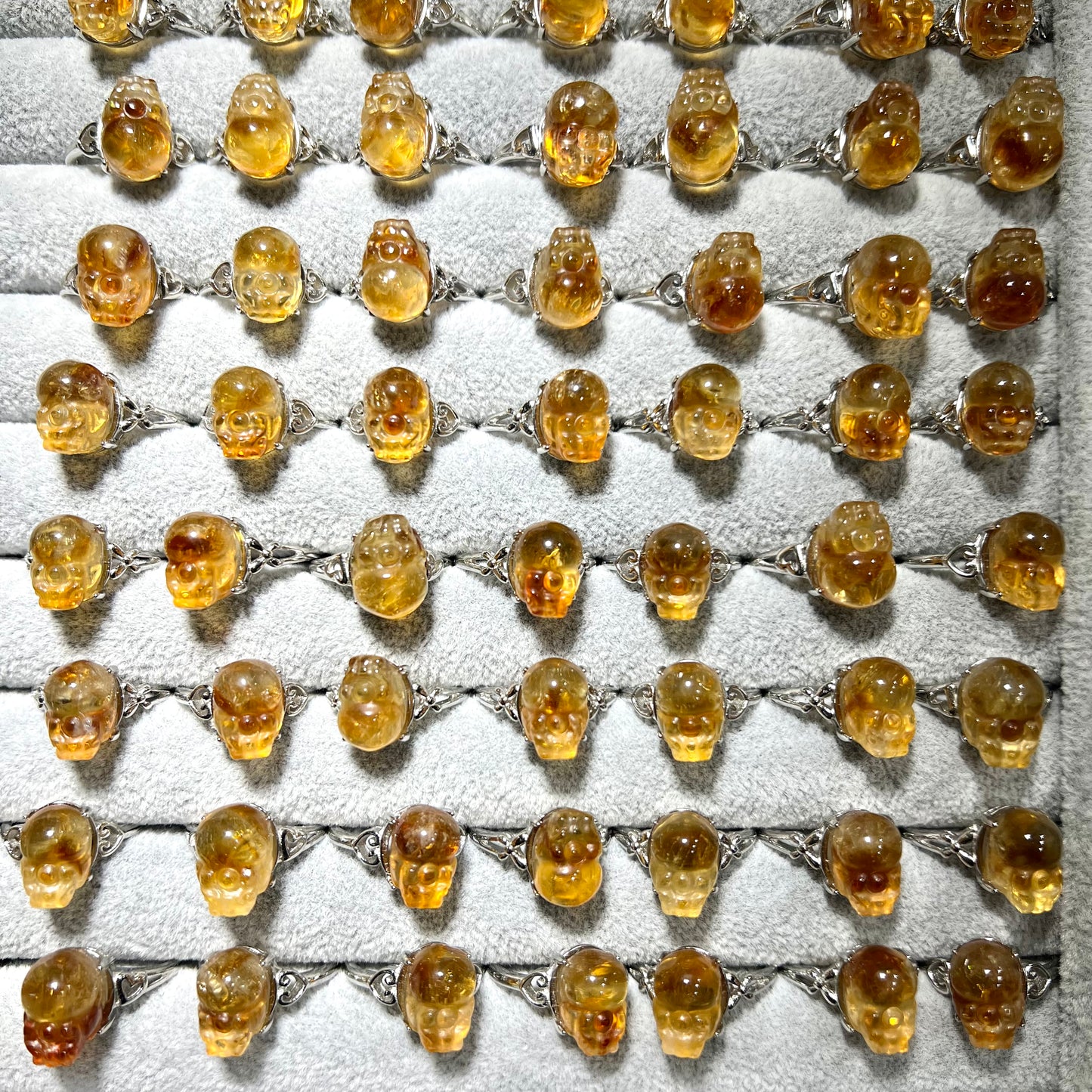 Citrine pixiu ring copper