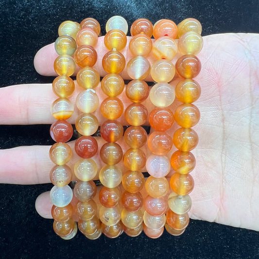 Red agate bracelet