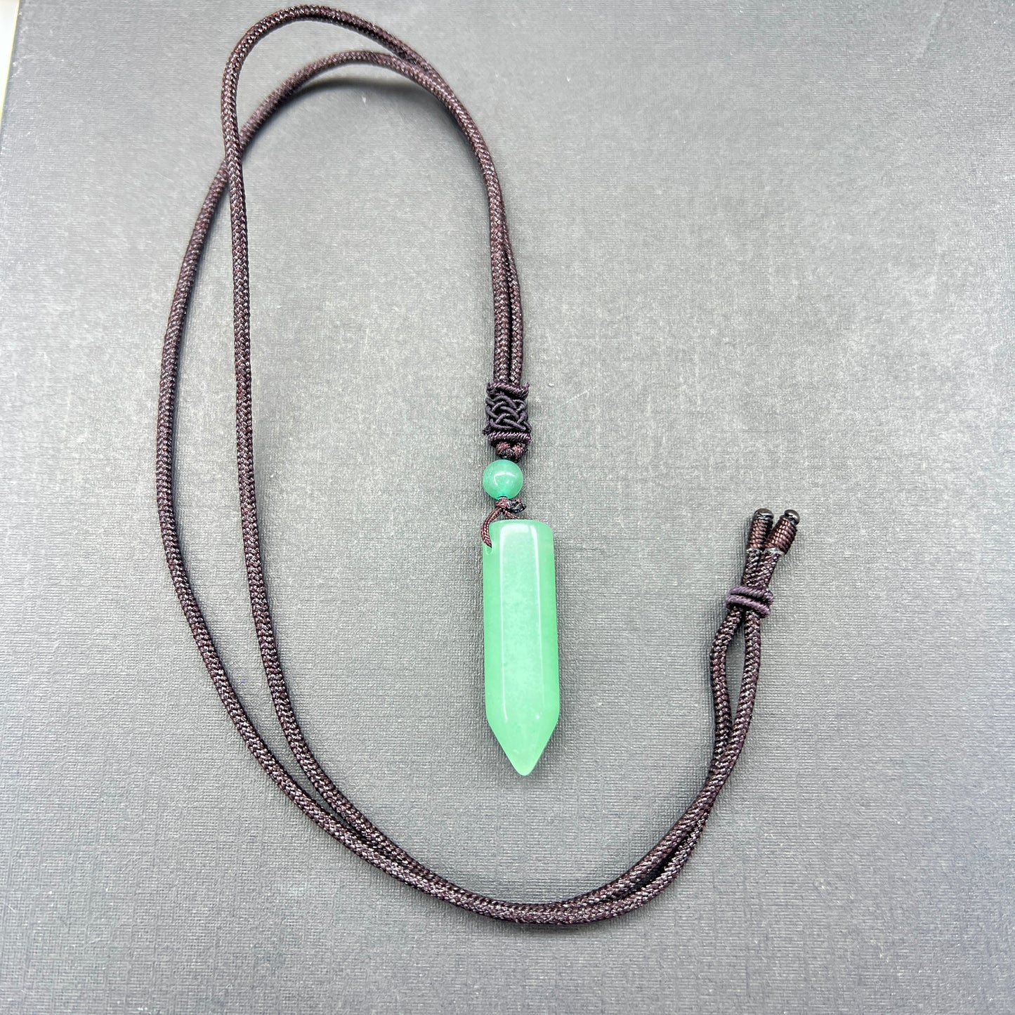 Crystal point necklace