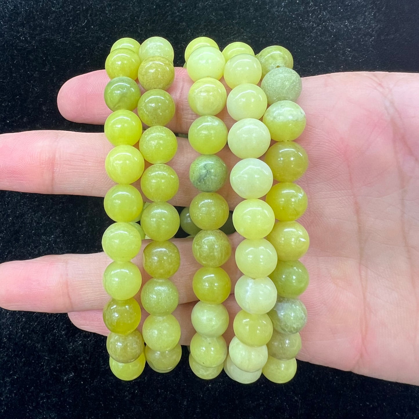 Lemmon jade bracelet