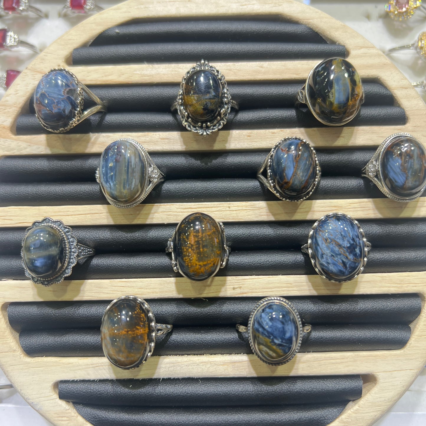 Petersite ring silver 925