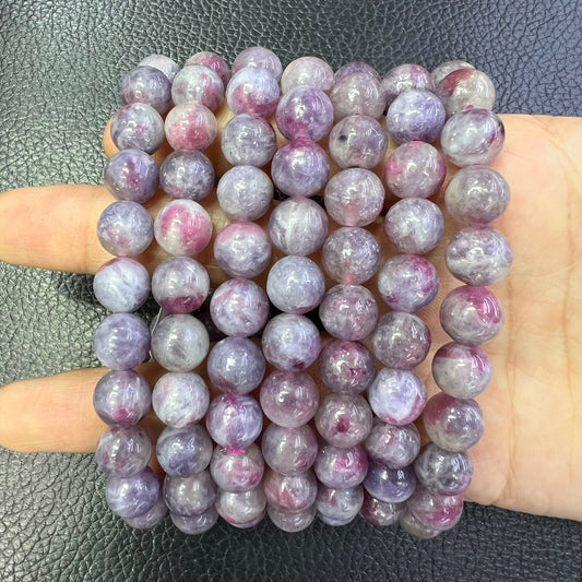 Pink tourmaline bracelet