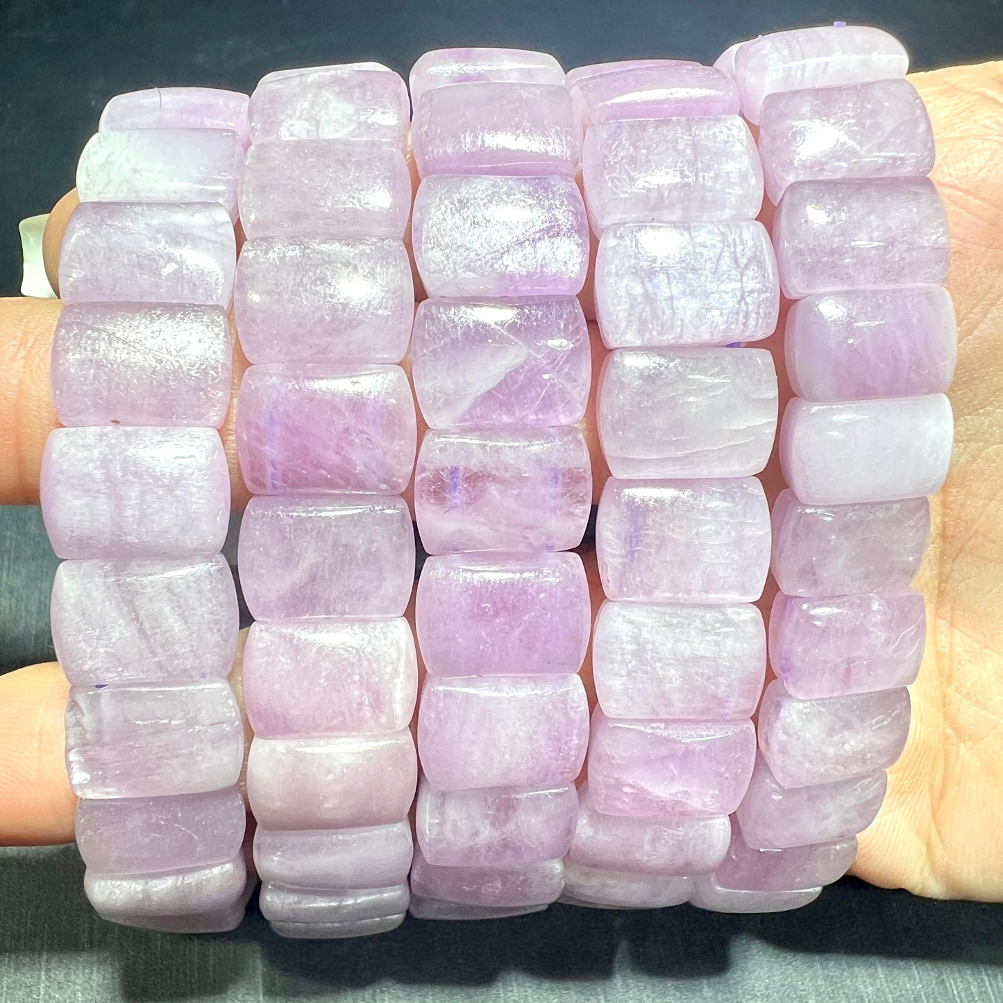 Kunzite bangle