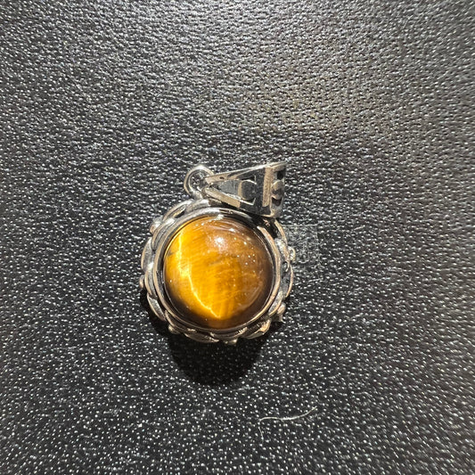 Yellow tiger eye pendant