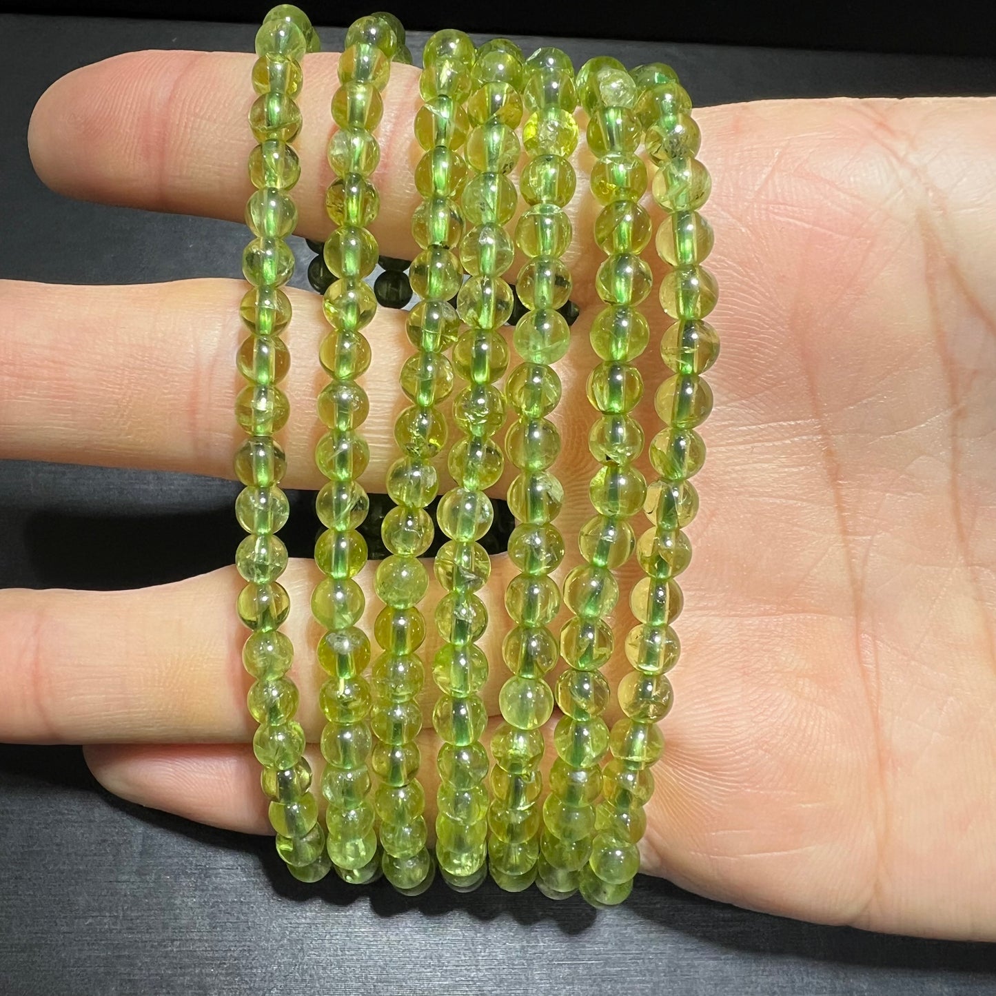 Peridot bracelet